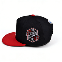 Casquette Snapback 5 Panneaux en Coton Brodé 3D Personnalisée avec Visière Courbe Style Hip-Hop pour Homme et Femme, Idéale pour les Sports de Plein Air et les Fêtes