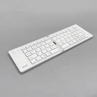 Clavier de projection sans fil pliable à 2 niveaux BT-035 2,4 GHz, nouveau cadeau d'affaires pour le bureau, fonctionnement à ciseaux, compatible avec les ordinateurs portables et tablettes