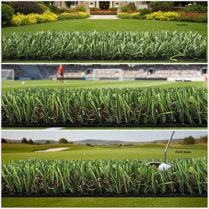 Tappeto in Erba Sintetica CONFORT Vari Spessori per Paesaggistica Residenziale Pavimentazioni Sportive Calcio Football Golf Rotolo PP 50mm - Product Image 3