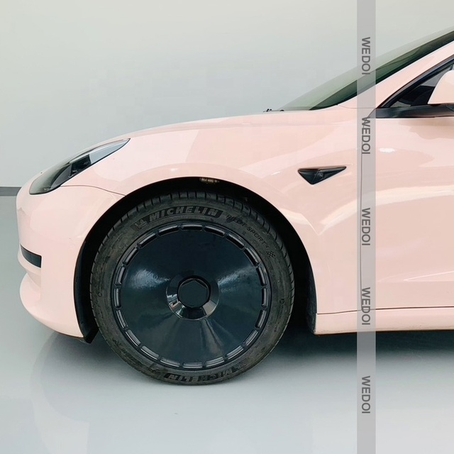 For Tesla Model Y Wheel Hub Cover New Masked Knight Hub 4PCS Performance Replacement Rim Wheel Cap Accessories 2023 for Model Y