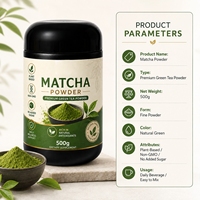 Campuran Matcha Halal Kosher Label Pribadi untuk Kesehatan Sehari-hari Bubuk Herbal Matcha