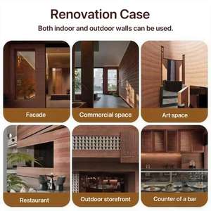 Moderno A-Class prefabbricato in pietra morbida con muro di terra battuta nuovo Moro pietra pietra colata decorazione murale grande lastra - Product Image 5