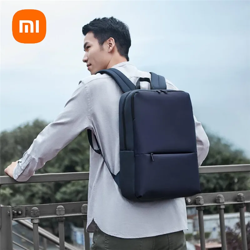 Original Xiaomi Mi Classic Business Backpack 2 Generation 4 Waterproof 15.6-inch Laptop Shoulder Bag Lightweight Outdoor Travel