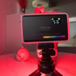 ไฟ LED VL120 RGB CRI 95+ 2500-9000K ความสว่าง 3100mAh แบบพกพา ชาร์จซ้ำได้ แผงไฟ LED ปรับสีได้ 0-360 องศา สำหรับกล้องถ่ายวิดีโอและวิดีโอบล็อก - Product Image 5