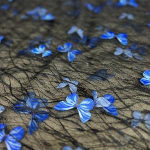 Tessuto <span class=keywords><strong>farfalla</strong></span> Prix d'usine 3d tissu de dentelle 3d papillon tissu de dentelle broderie papillon tissu de maille pour robe de fille - Product Image 3