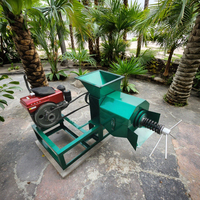 Dieselmotor aangedreven 500kg/uur automatische palmoliepers - Nieuwe mini-oliemolenmachine