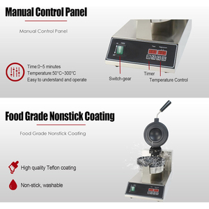 เครื่องทำแซนวิชพานินีทรงจานบินสำหรับร้านอาหาร ใช้ในเชิงพาณิชย์ เหมาะสำหรับธุรกิจขนาดเล็ก เครื่องกดขนมปังทรงยูเอฟโอ - Product Image 5