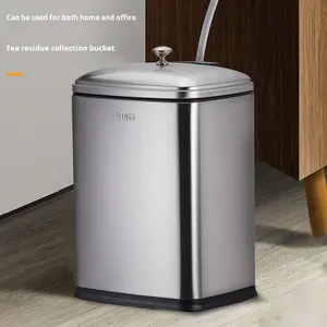 ถังชาสแตนเลส30L ไฮเอนด์พร้อมฝาปิดตัวกรองสี่เหลี่ยมสำหรับใช้ในบ้านสำนักงานบ้านกังฟูกากกากกากชา - Product Image 2