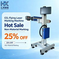 Machine de marquage laser CO2 Huike 30W 60W en promotion pour textiles, bois et emballages – Codeur continu