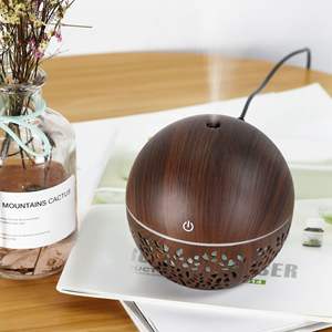 Diffuseur d'arômes en bois, humidificateur USB, petit diffuseur d'huiles essentielles pour la maison, capacité inférieure à 0,5L - Product Image 1