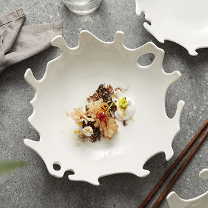 Vajilla moderna en forma de <span class=keywords><strong>Coral</strong></span> para el hogar, diseño creativo, juego de cuchara de Metal de madera desechable, fiestas sostenibles, restaurantes - Product Image 2