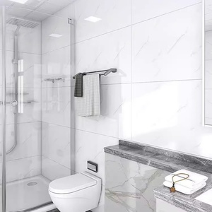 Paneles de Pared con Aspecto de Mármol para Interiores, Personalización al por Mayor, Adhesivos de Pared 3D de Piedra Artificial, Paneles de PVC para Encimeras de Cocina - Product Image 4