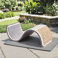 EUR Planche à gratter pour chats en PET résistante aux rayures et à l'abrasion Texture naturelle Planche à gratter pour chats d'intérieur