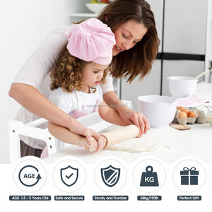 Hauteur réglable bois <span class=keywords><strong>pliable</strong></span> <span class=keywords><strong>Observation</strong></span> bambin escabeau enfants <span class=keywords><strong>tour</strong></span> d'apprentissage cuisine aide <span class=keywords><strong>tour</strong></span> - Product Image 5
