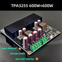 OEM ODM double cœur TPA3255 600W + 600W HiFi classe D Module amplificateur double canal carte amplificateur haute puissance 2 canaux