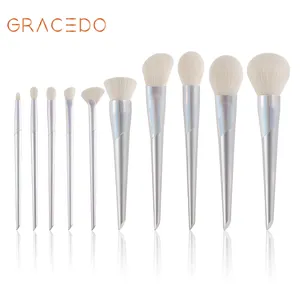 Suppliers Gracedo High Fashion Quality Custom Logo Oval Makeup Brush Set With Case