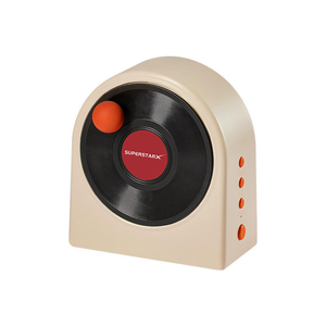 Enceinte <span class=keywords><strong>Bluetooth</strong></span> vintage style tourne-disque - Audio portable avec carte TF et diffuseur d'aromathérapie - Product Image 1