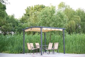 YOHO เต็นท์ศาลาเหล็กกันน้ำ100% ซุ้มศาลาสวนกลางแจ้งทำจากเหล็กหรูหรา - Product Image 2