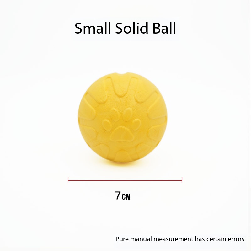 Bola sólida pequeña de 7 cm.