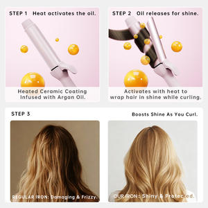 Rizador de <span class=keywords><strong>Pelo</strong></span> Profesional de Alta Calidad con Diseño Coreano, Mango de Plástico y LED, <span class=keywords><strong>para</strong></span> Cabello <span class=keywords><strong>Grueso</strong></span>, Hecho en China, Precio de Fábrica - Product Image 6