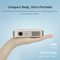 Proyector Wifi Inteligente Android D061 de Hotack, Proyector DLP de Bolsillo Portátil, Proyector de Video HD para Cine en Casa