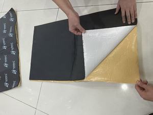 Tapis <span class=keywords><strong>insonorisant</strong></span> 3 en 1 pour voiture, caoutchouc butyle, feuille d'aluminium, mousse multicouche, réduction du bruit audio, isolation thermique pour <span class=keywords><strong>automobile</strong></span> - Product Image 6