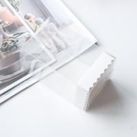 Blister PVC En Plastique Transparent Emballage Paquet Boîte PET En Plastique Transparent Cosmétique Cadeau Boîte Pour Gâteau