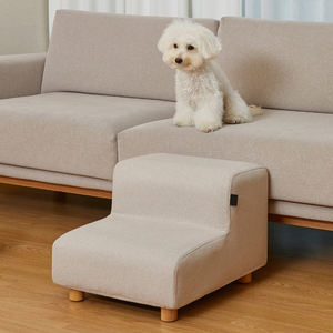 บันไดสำหรับสุนัขทางลาดสำหรับที่นอนทำจากไม้ปลอดภัยทนทานสำหรับสัตว์เลี้ยงบันไดสำหรับสุนัข - Product Image 1