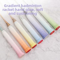 Poignée de raquette de badminton en PU antidérapante et absorbante pour le sweat, idéale pour le tennis, le pickleball et le badminton