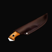 Couteau de chasse Bowie à lame fixe pour survie en extérieur, camping et jardin, avec manche G10 et lame en acier inoxydable poli miroir