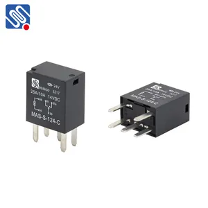 Meishuo MAS-S-124-C 24V 30a 5 Pin Auto Relais Micro Universeel Automotive Relais Voor Auto, Motor, Voertuigen