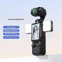 Lampu Isi Mini Portabel Magnetik dengan Suhu Warna yang Dapat Disesuaikan untuk Kamera Aksi, Selfie & Fotografi