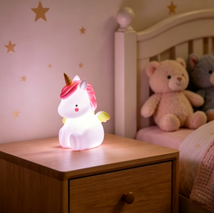 Lampes à induction modernes et mignonnes en forme <span class=keywords><strong>de</strong></span> <span class=keywords><strong>licorne</strong></span>, fonctionnant avec des piles AAA, lumière blanche chaude 3300K, pour la chambre à coucher, la table <span class=keywords><strong>de</strong></span> <span class=keywords><strong>chevet</strong></span>, la décoration <span class=keywords><strong>de</strong></span> la maison, créatives - Product Image 4