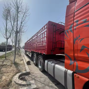 รถกึ่งพ่วงสำหรับขนส่งผักและฟาร์มปศุสัตว์ขนาด40ตัน3เพลา - Product Image 5