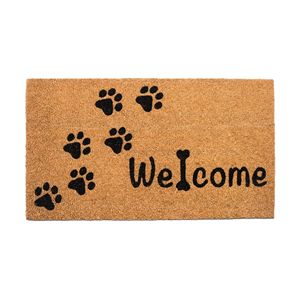 DB Coir Doormat with Non-Slip PVC Backing Modern Indoor/Outdoor <b>Welcome</b> <b>Mats</b> for Home or Office Printed Front Door <b>Mat</b> - Product Image 1
