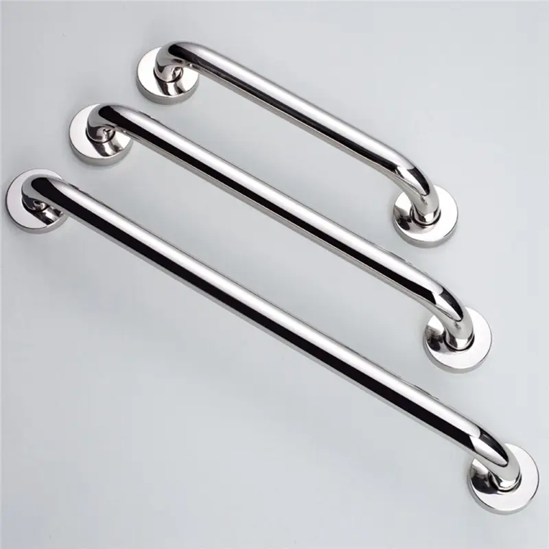 304 stainless steel hospital safety handrail 300/600/900mm bathroom disabled handle rail shower toilet grab bars