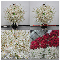 Usine de fleurs artificielles DKB, vente en gros de boules de fleurs artificielles en soie pour centre de table de mariage, décoration de table de mariage