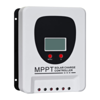 Contrôleur de charge MPPT GCSOAR TD2510S 2026 50A avec écran LCD, prend en charge 10A-60A, plusieurs types de batteries, tension PV max 100V, fonctionnement 24H