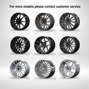 Rines de Aluminio Negro de 20 Pulgadas, Formados por Flujo, 5x100, Aptos para Vehículos de Pasajeros, Ideales para Modificación de SUV - Product Image 4