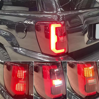 Feu arrière à LED pour Jeep Grand Cherokee 1999 2000 2001 2002 2003 Feu arrière de frein de marche arrière