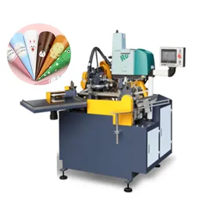 Automatic Paper Cone Sleeve Making Machine For Ice Cream Cone