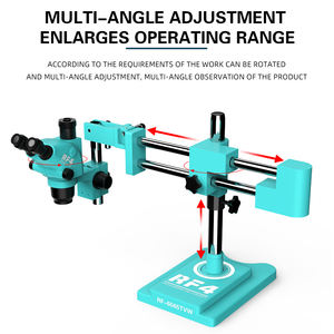 Rf4顕微鏡RF-6565TVW強力フレキシブルダブルアーム電子ズーム顕微鏡携帯電話修理三眼顕微鏡CN Gua - Product Image 4