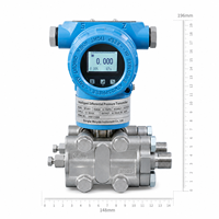 Differential Pressure Transmitter Intelligent Explosion Proof 4-20mA HART DP3051 316 Stainless Steel Pressure Sensor