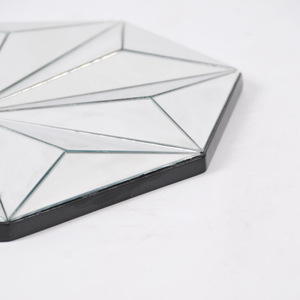 35*35*2.5 cm Light Luxury Household <strong>Octagon</strong> Wall Decorative <strong>Mirrors</strong> Geometric Art Silver Wall Mounted <strong>Mirror</strong> for Living Room - Product Image 4