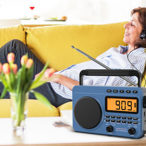 Nouveau lecteur de radio à affichage numérique stéréo toutes bandes spécialement conçu pour les personnes âgées-Radio portable, insérable sur carte et portable - Product Image 6