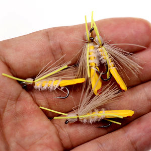 Scarabei di schiuma galleggianti mosca a Zig Bug Boatman pesca Panfish trota della trota della carpa pesca insetti esca artificiale #10 - Product Image 5