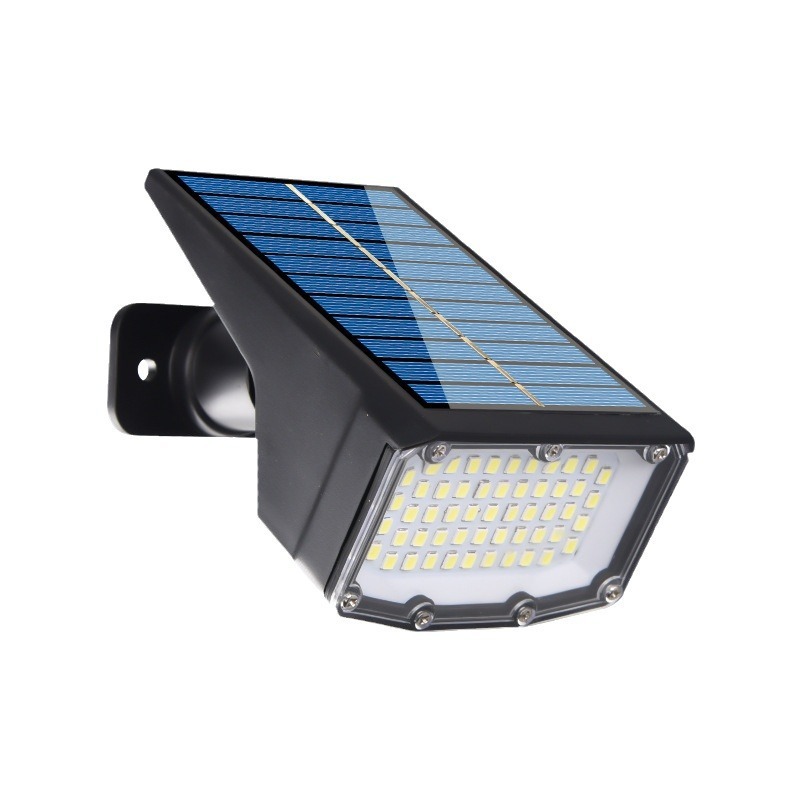 Solar 50LED Chinese Style Spotlight Dual-Purpose Floor & Wall-Mounted ABS Material Garden Outdoor Landscape Lamp IP65