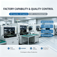 Service de fabrication de circuits imprimés OEM personnalisé, assemblage de circuits imprimés SMT DIP, contrôle industriel, carte de circuit électronique IoT