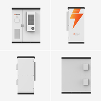 Système de stockage d'énergie BESS, armoire de batterie au lithium extérieure, 50 kW, 100 kW, 105 kWh, 200 kW, 215 kWh, solution de refroidissement par air pour l'industrie