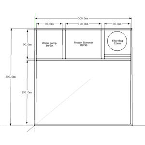 Zoobam Custom Capaciteit Marine Aquarium Glazen Tank 220V Milieuvriendelijk Voor Zout Water Zoetwater Vissen Koraal Post Filter Voor - Product Image 5